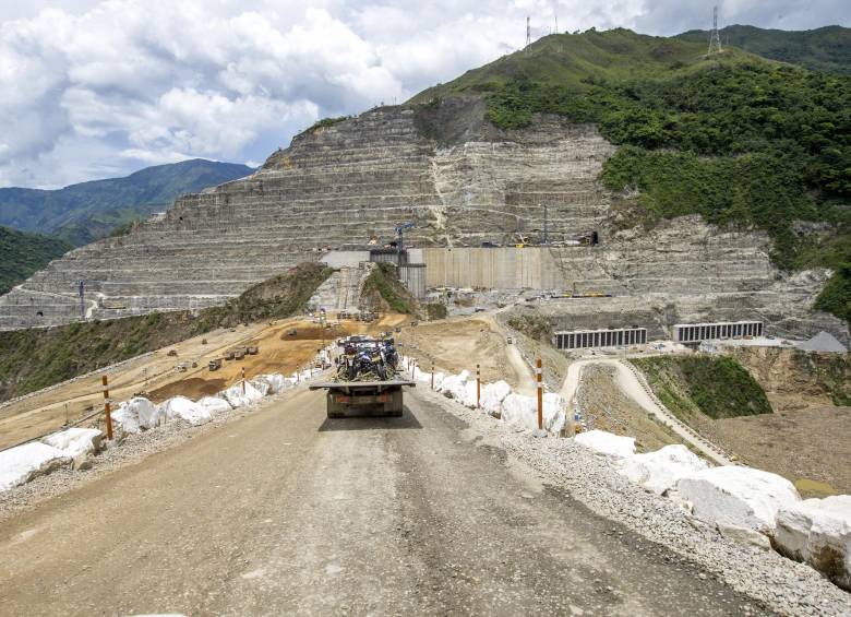 Obras de construcción de la hidroeléctrica de Ituango. Foto: Juan Antonio Sánchez Ocampo