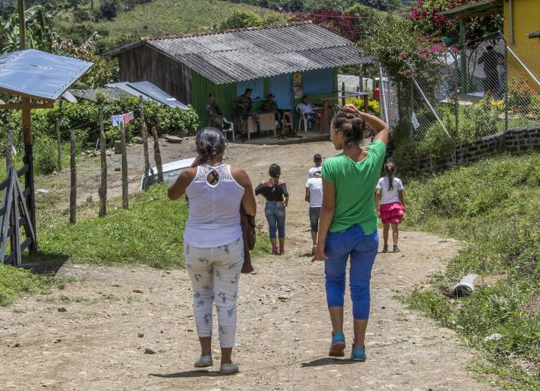 Llanogrande, Dabeiba, una de las zonas veredales transitorias de Antioquia que serán visitadas esta semana. FOTO Róbinson Sáenz