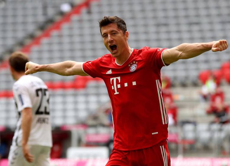Lewandowski, con 33 goles, bate marca en la Bundesliga