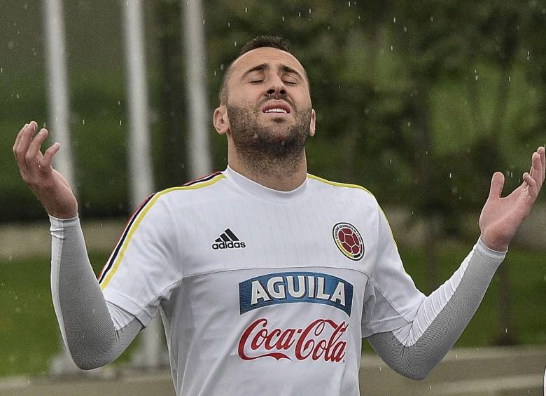 David Ospina con la camiseta de entrenamiento de la Selección Colombia. FOTO AFP