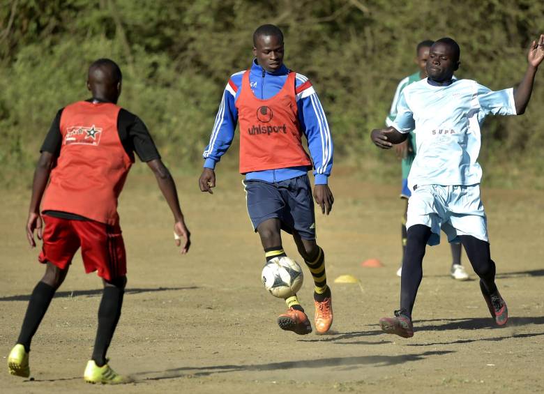 Ser futbolista en un suburbio de Kenia