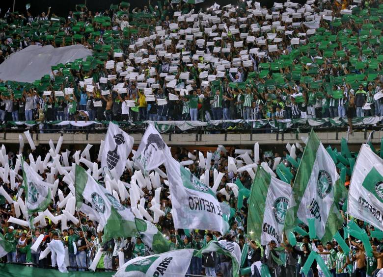 Seguidores de Nacional fueron reconocidos como mejor hinchada de la Liga. FOTO Juan Antonio Sánchez