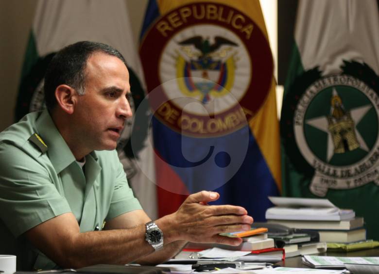 El general Luis Eduardo Martínez realizó una carrera de 32 años en la Policía Nacional. Fue comandante de la Policía de Medellín y de la de Bogotá. FOTO Hernán Vanegas