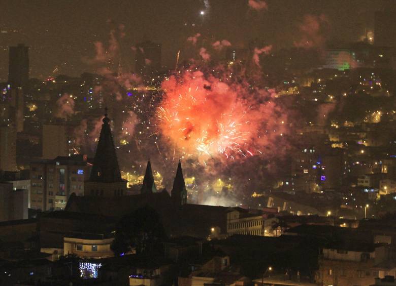 El mayor número de quemados se registró durante la alborada, 19 casos en Antioquia. FOTO RÓBINSON SÁENZ