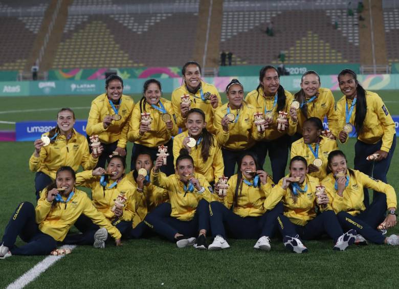Recompensa al trabajo. Sobresalieron el liderazgo de Natalia Gaitán e Isabella Echeverri, la categoría de Manuela Vanegas, el talento de Leicy Santos y la efectividad de Catalina Usme. FOTO afp