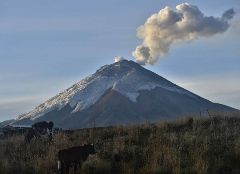 Volcán Tungurahua. FOTO AFO