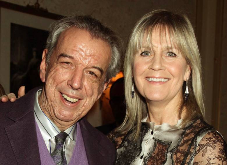Rod Temperton era conocido como “El hombre invisible”, por su animadversión a aparecer en público. Aquí junto a su esposa. FOTO AP