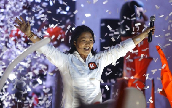 Keiko Fujimori, hija del expresidente Alberto Fujimori. FOTO REUTERS
