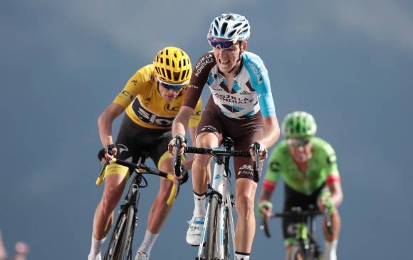 ¿Este será el podio final en París? Por ahora Froome, Bardet ni Urán han mostrado debilidad ante sus oponentes. FOTO Reuters