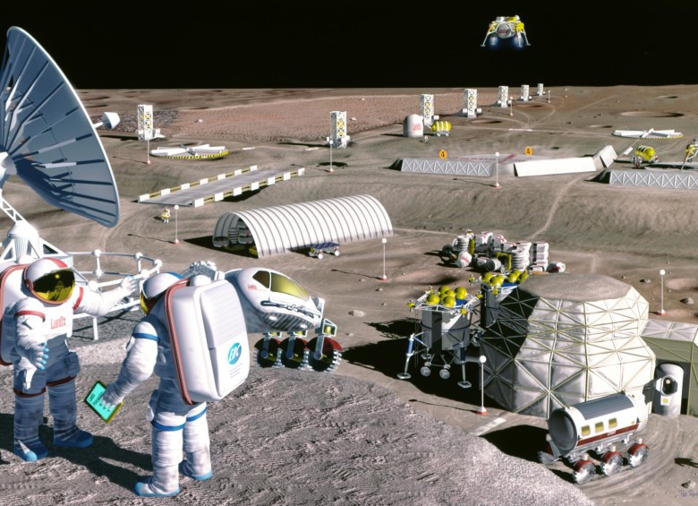 Cómo se planea construir una base lunar