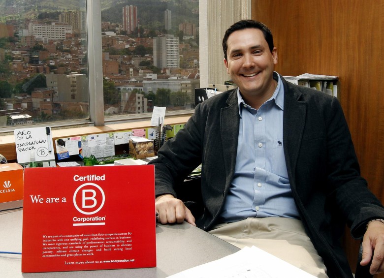 Por varios años Portafolio Verde, empresa antioqueña que dirije Alejandro Zapata, ha estado entre las mejores Empresas B para el mundo. Foto Archivo El Colombiano 