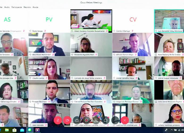 Las sesiones del Concejo de Medellín se harán por plataforma virtual. FOTO CORTESÍA
