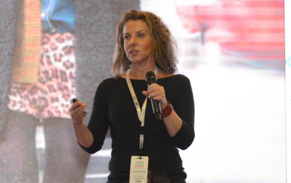 Romper barreras mentales frente a la innovación es base para crear, dijo en Medellín la estratega Luciana Stein. FOTO Cortesía