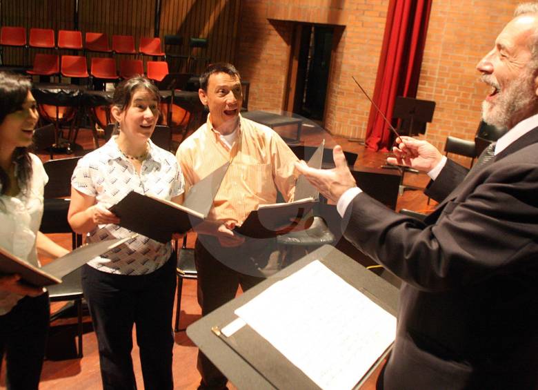 El concierto tendrá 5 solistas, “de los mejores de Colombia”, dice Correa. FOTO Julio c. Herrera. 