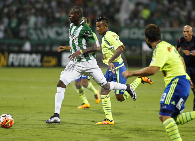 Aunque aún no marca gol, Víctor Ibarbo ha sido uno de los estandartes del verde en el buen inicio en Libertadores. FOTO Jaime pérez