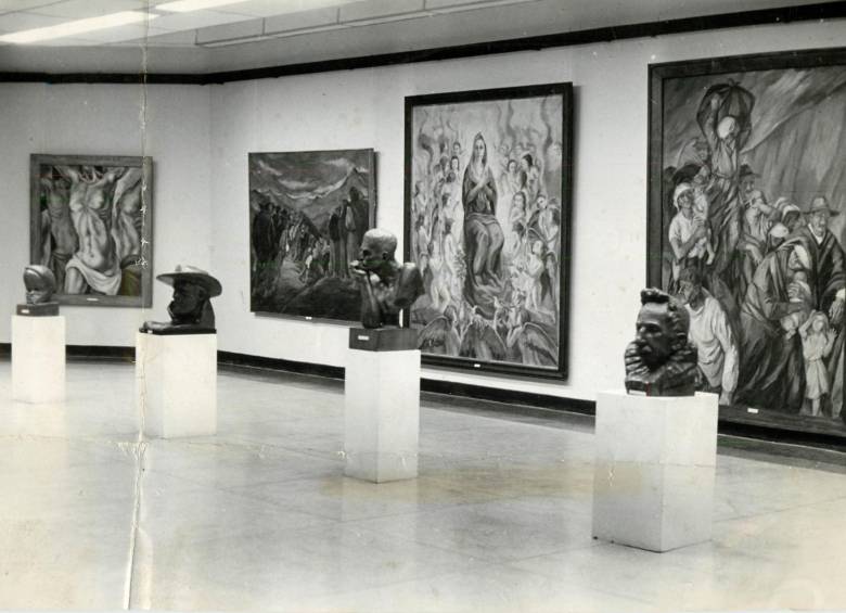Imagen del Museo de Antioquia en 1972. Este miércoles cumple 136 años. FOTO: CORTESÍA