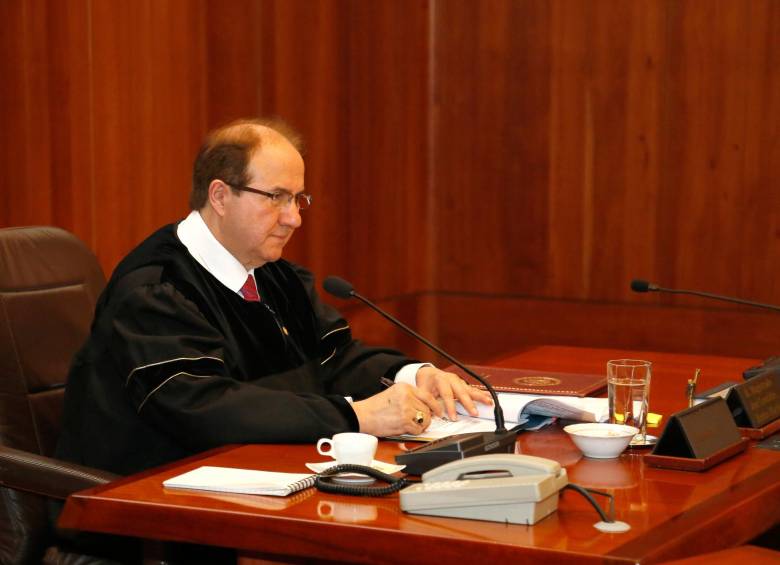 José Leonidas Bustos Martínez, presidente de la Corte Suprema de Justicia. FOTO COLPRENSA