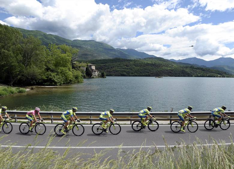 En la carrera italiana, que abrirá el viernes entrante. Ruteros colombianos suenan fuerte. Esperan brillar. FOTO REUTERS