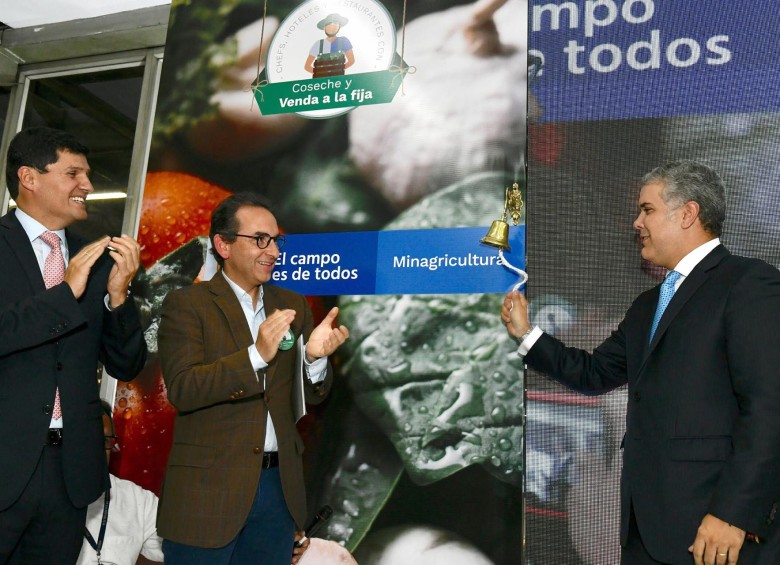 El presidente Iván Duque anunció un documento Conpes de agrotecnología para el campo colombiano. FOTO Cortesía Presidencia