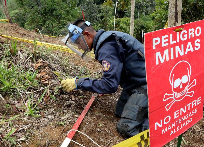 Actualmente el Plan Piloto de Desminado Humanitario se adelanta en las veredas Orejón y Santa Elena, (Antioquia y Meta respectivamente) Foto: Archivo.