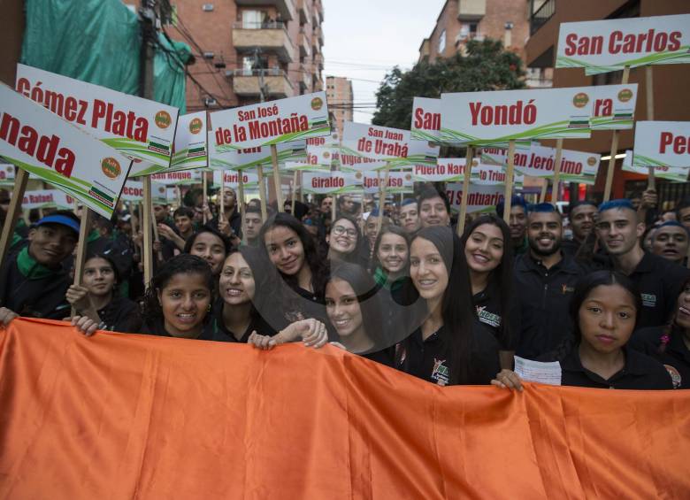 Los sabaneteños quieren ser los mejores anfitriones de las justas. Aquí, el homenaje a todas las regiones.