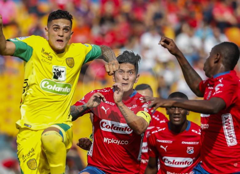 Medellín volvió a ceder terreno en su campo, esta vez empató con Leones, tercera igualdad en el Atanasio -segundo en línea- y cuatro fechas sin celebrar victoria en la Liga. FOTO robinson sáenz 