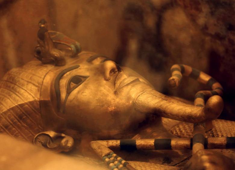 Por ahora solo se conocía este espacio donde está la tumba de Tutankamón, no se sabía que podían existir cámaras ocultas. FOTO AP
