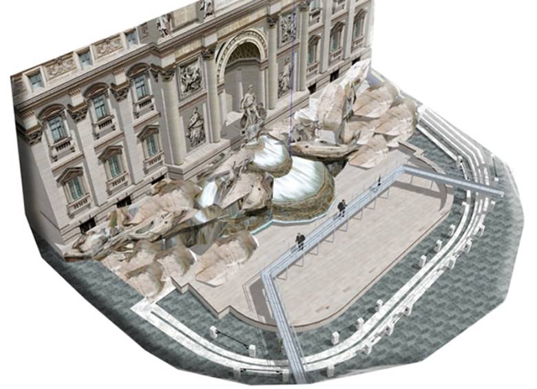 La Fontana de Trevi vuelve a ser