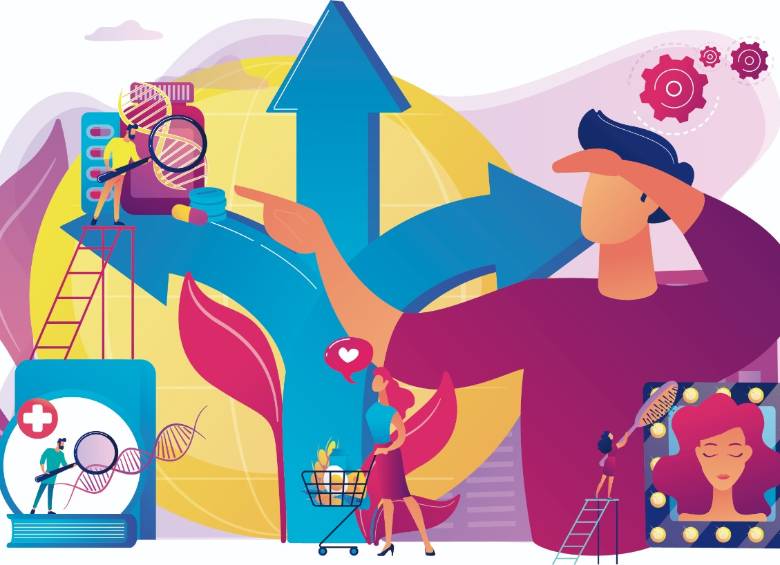 De hiperpersonalización se habla en asuntos de belleza, bienestar, nutrición y hasta deporte. Ilustración Sstock