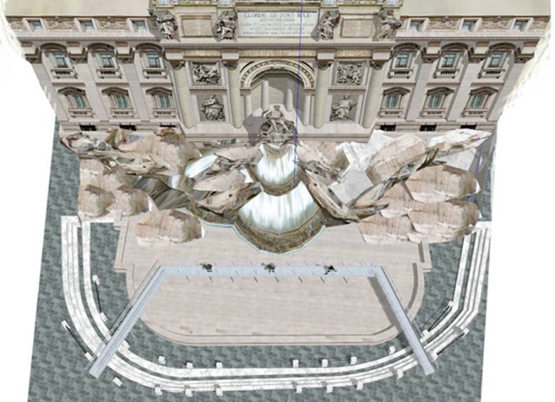 La Fontana de Trevi vuelve a ser