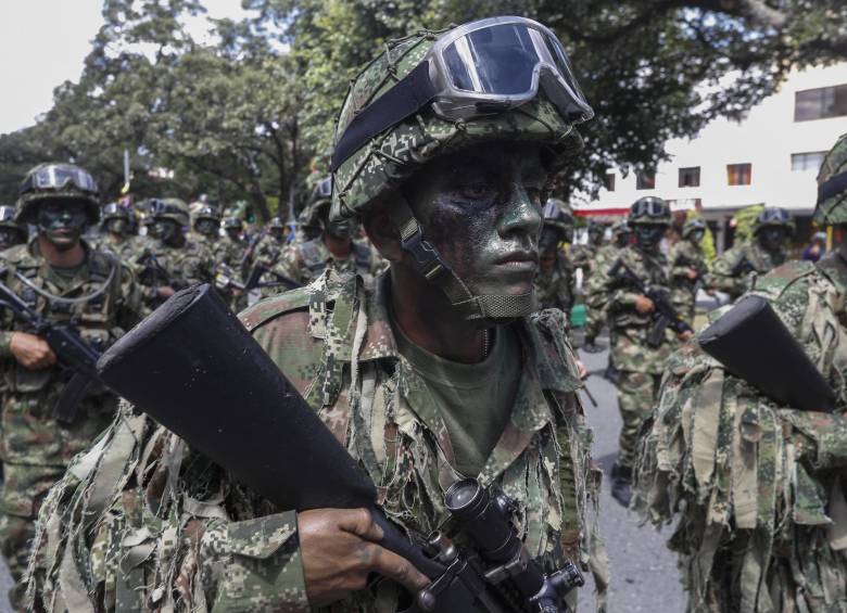 Según fuentes militares, es posible que los refuerzos anunciados empiecen a llegar dentro de una semana a Medellín. FOTO: Manuel Saldarriaga.