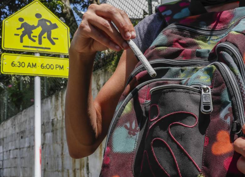 El consumo de drogas en época escolar es una preocupación del Gobierno Nacional. FOTO Robinson Sáenz Vargas