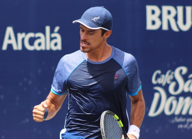 Cristian Rodríguez emerge con fuerza en el tenis colombiano. Estará en la Copa Davis. FOTO fedecoltenis
