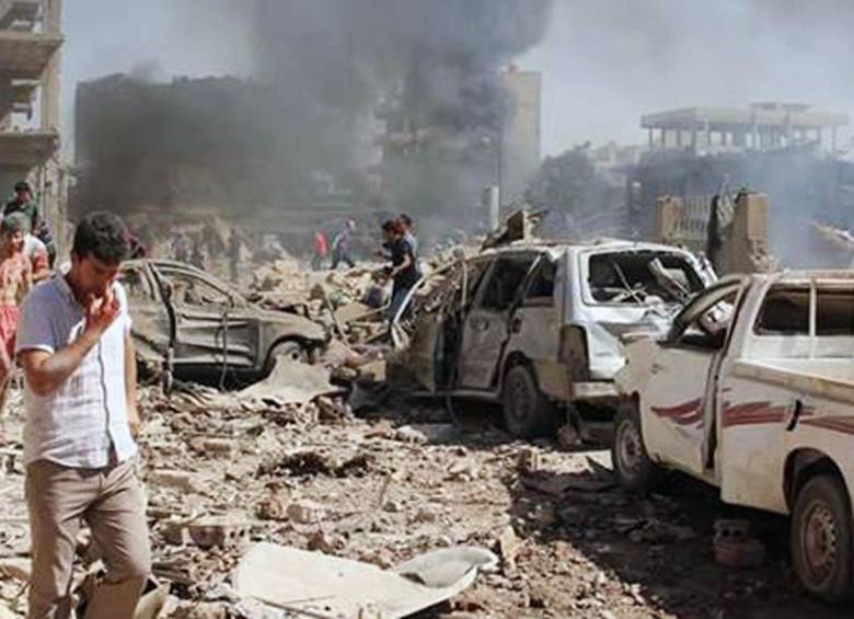 Estado Islámico ya había perpetrado ataques explosivos antes en Qamishli y en la capital provincial, la ciudad de Hasaka. FOTO AP 