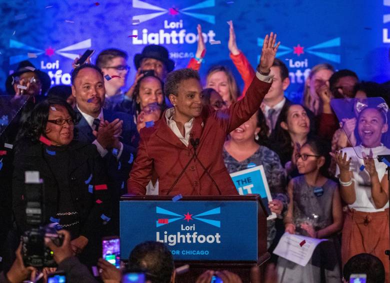 La nueva alcaldesa de Chicago, Lori Lightfoot, es abogada de la Universidad de Chicago y trabajó como fiscal. FOTO EFE