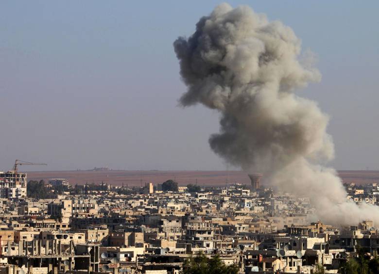 El grupo terrorista Estado Islámico (EI) ha perpetrado un ataque con gas químico en el norte de Siria. FOTO AFP