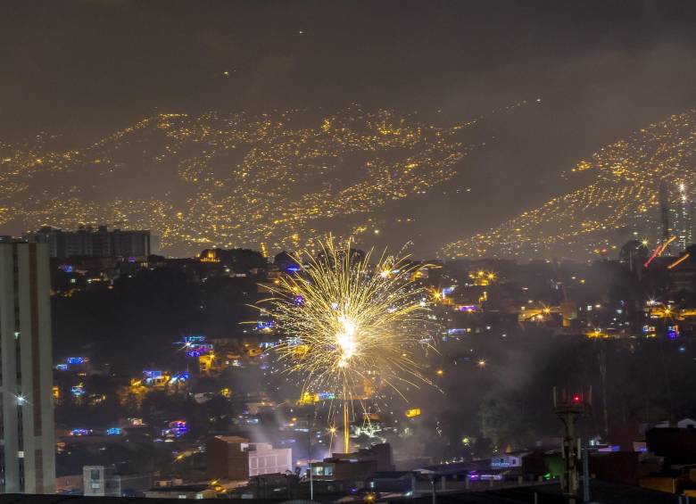 En celebraciones como la alborada se evidencia el arraigo que tiene el uso de pólvora en Antioquia. FOTO JUAN ANTONIO SÁNCHEZ