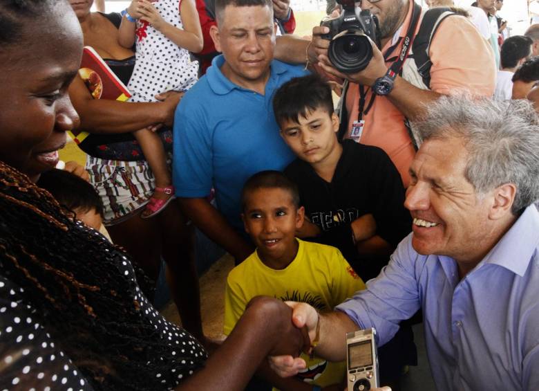 El secretario General de la OEA, Luis Almagro, apoyó los pedidos del gobierno colombiano para solucionar la situación y afirmó que el diálogo bilateral debe darse para solucionar la crisis. FOTO REUTERS