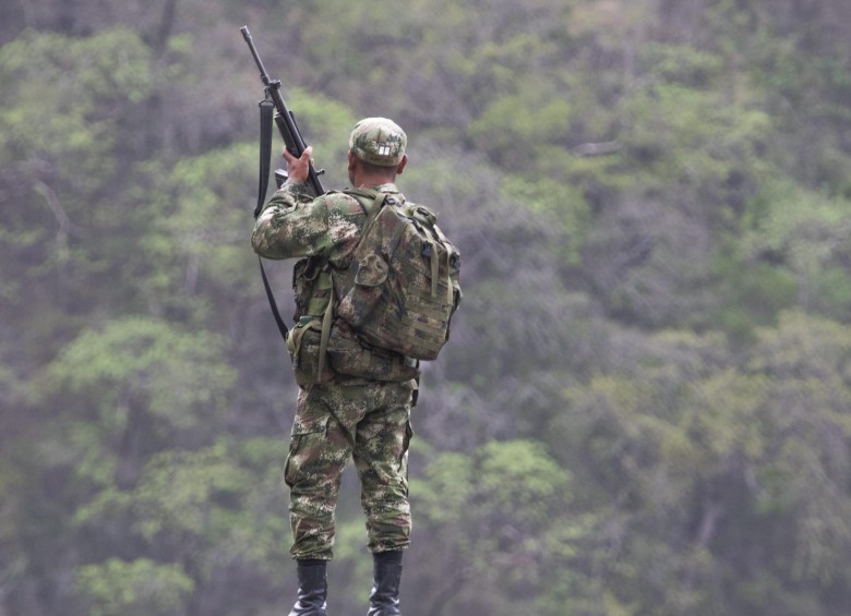 En el Chocó, las Fuerzas Militares adelantan operativos contra estructuras armadas ilegales. FOTO Archivo El Colombiano