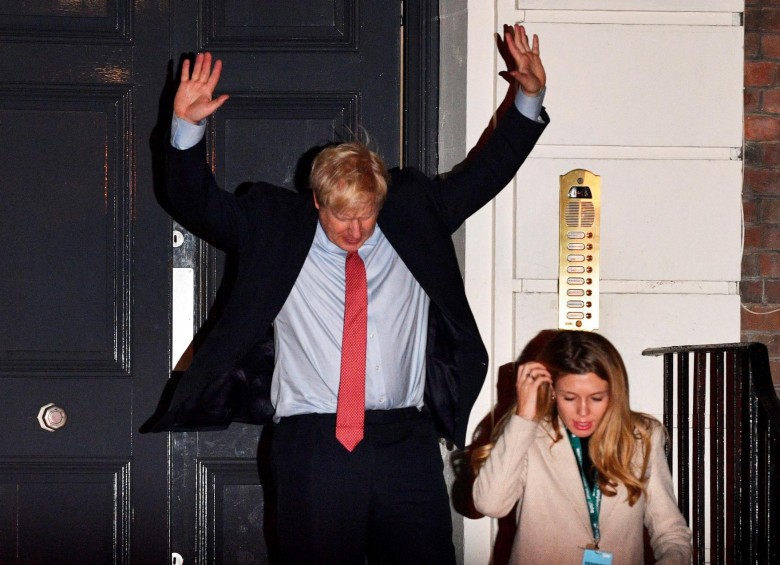 El Partido Conservador, que lidera Boris Johnson, ganó 365 escaños en las elecciones parlamentarias de la semana pasada. FOTO EFE.