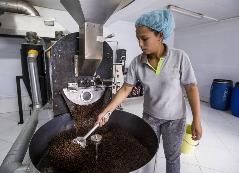 En una casa de Santa Rita de Ituango se empaca el café Sinitavé.