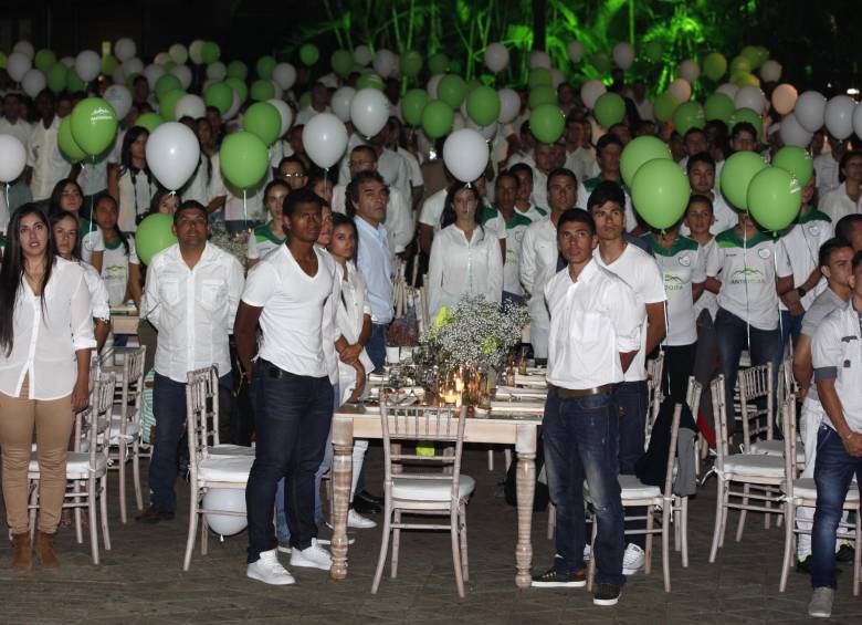 Deportistas, entrenadores y funcionarios se reunieron para fomentar la integración y al amor hacia su departamento. El 7 de noviembre se reactivan las competencias. FOTO MANUEL SALDARRIAGA