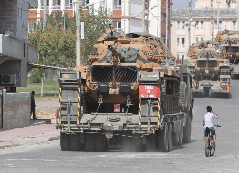 Tanques del Ejército de Turquía. FOTO EFE
