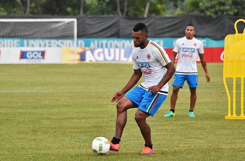 Borja fue uno de los primeros jugadores en llegar a la concentración. FOTO Cortesía Federación Colombiana de Fútbol