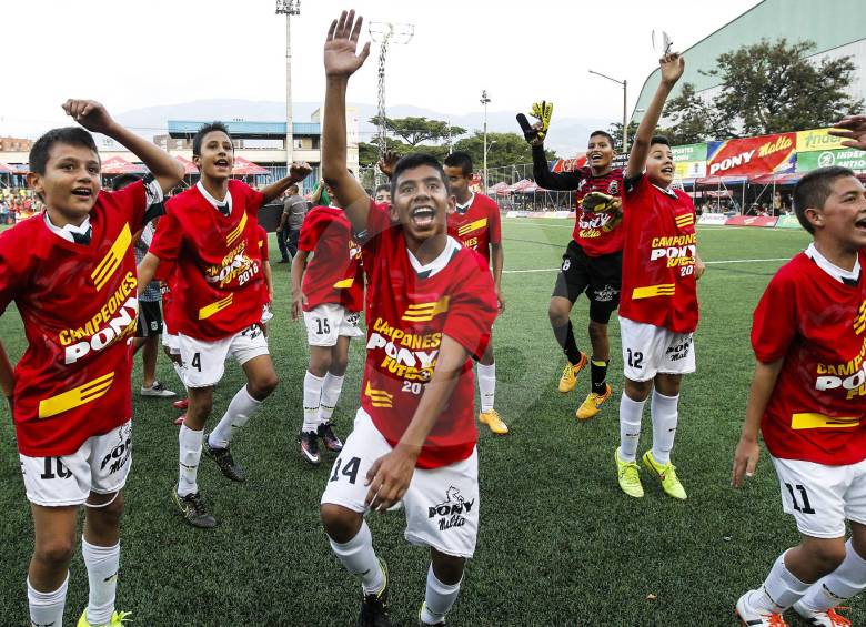 Atlético Nacional es el actual campeón del Ponyfútbol. FOTO Jaime Pérez Munévar