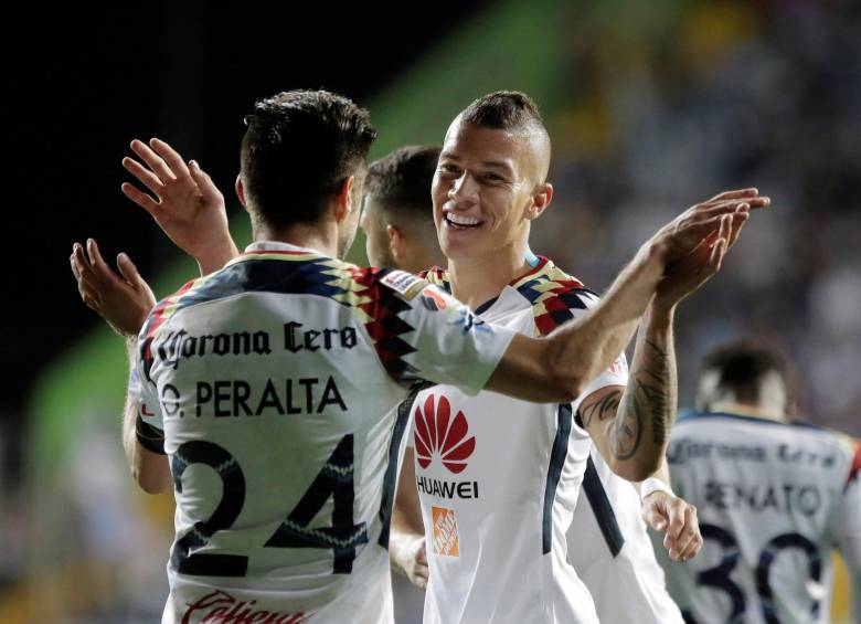 Mateus Uribe ajustó cinco goles con la camiseta del América de México. FOTO: REUTERS