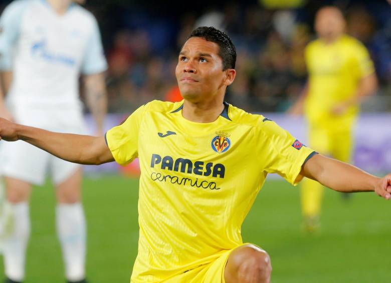 Carlos Bacca llegó a nueve goles con el Villarreal. FOTO Reuters