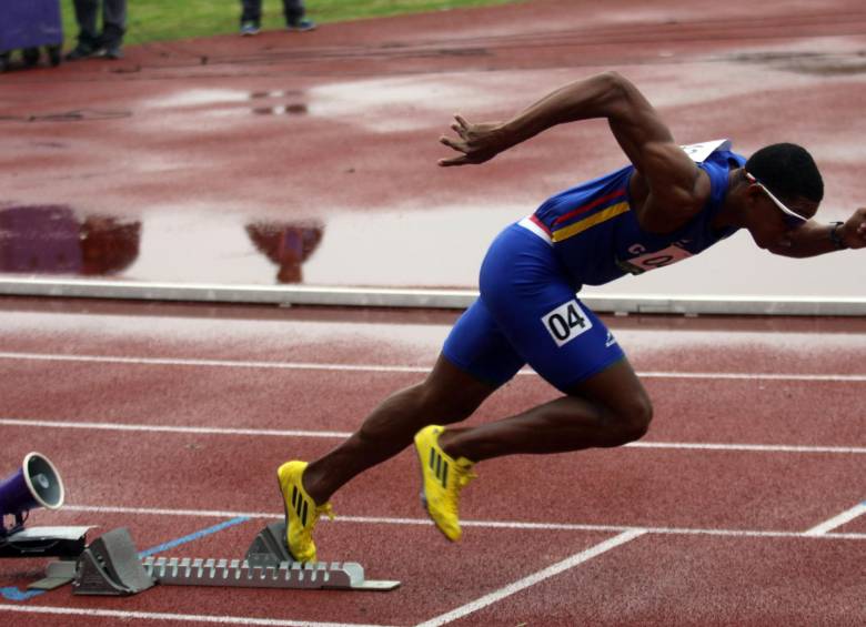 Bernardo Baloyes tiene marca para el Mundial de atletismo que se disputará en Doha, Catar, el próximo 27 de septiembre. También podría estar con el equipo de relevos 4x400 FOTO colprensa