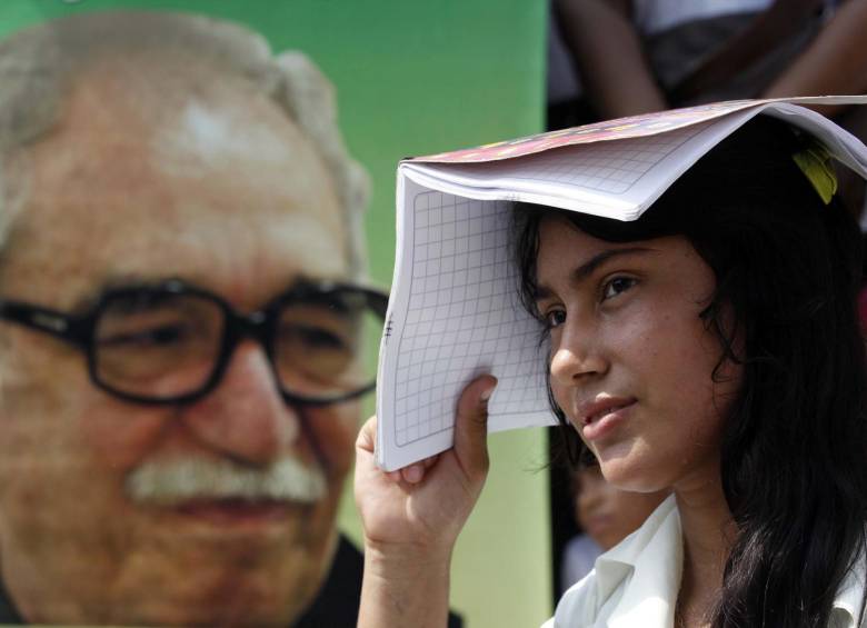 Los despojos mortales del Nobel de Literatura nacido en Aracataca reposarán en el claustro de la Universidad de Cartagena. Los estudiantes lo recordarán a toda hora. FOTO Manuel Saldarriaga