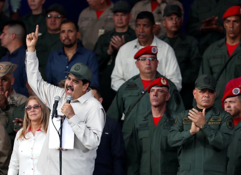 Nicolás Maduro auspició la salida de Venezuela de la OEA después de que esta pidiera un diálogo sobre la crisis del país. Asegura que esta sigue los intereses de Estados Unidos. FOTO Reuters